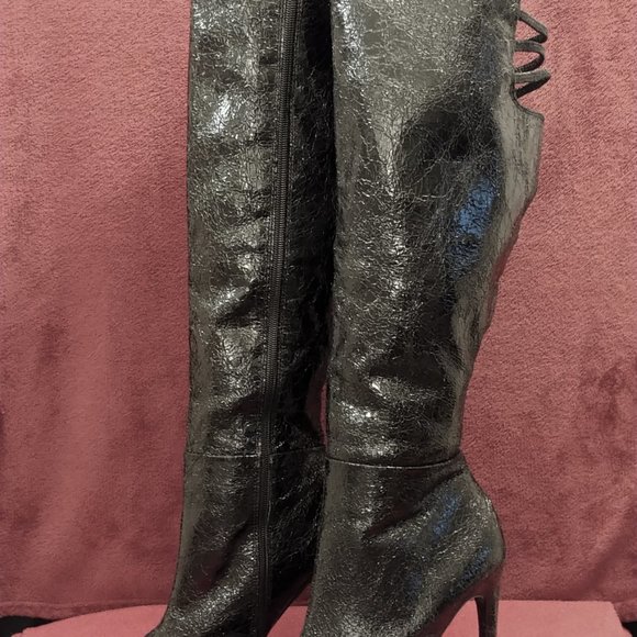 Izabella Rue Salena Black Boots - Picture 5 of 7